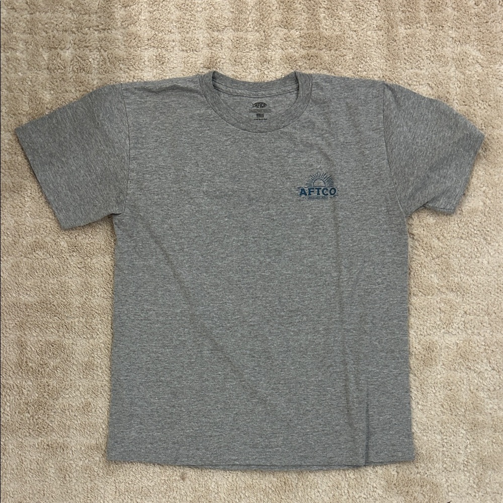 Aftco short sleeve grey Tshirt.  Men’s medium. VGUC